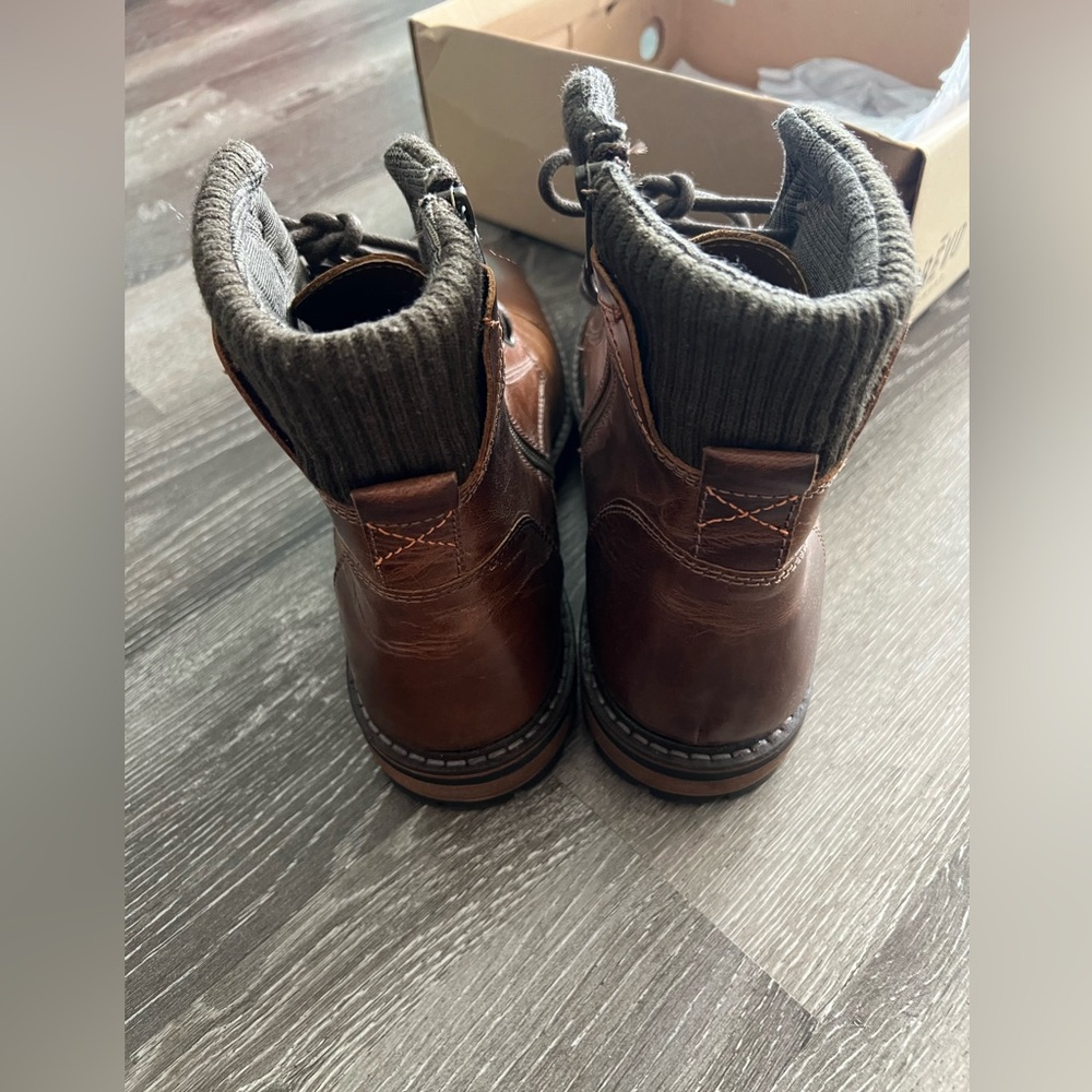 Crevo Chestnut Leather Mens Boots size 13 - Picture 5 of 9